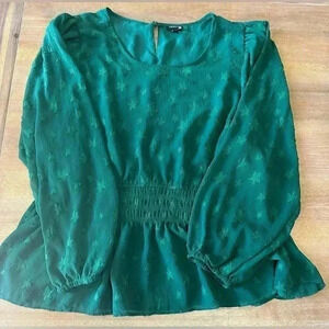 Torrid Emerald Green Star Top